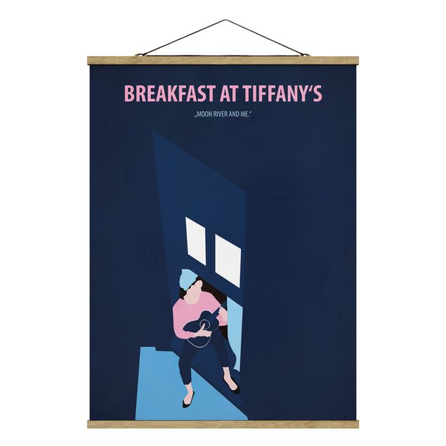 Foto su tessuto da parete con bastone - Poster di film Colazione da Tiffany - Verticale 4:3