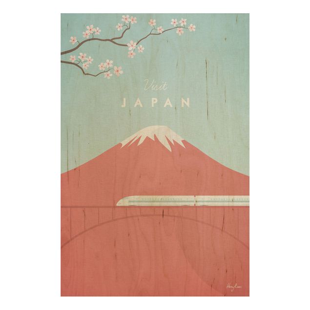 Stampa su legno - Poster Viaggio - Giappone - Verticale 3:2