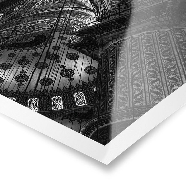 Poster - Le cupole della Moschea Blu - Panorama formato orizzontale