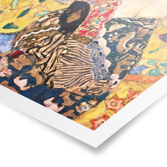 Poster - Gustav Klimt - Donna con ventaglio - Verticale 4:3