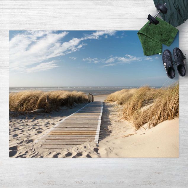Tappeto per terrazzo esterno Spiaggia del Mar Baltico