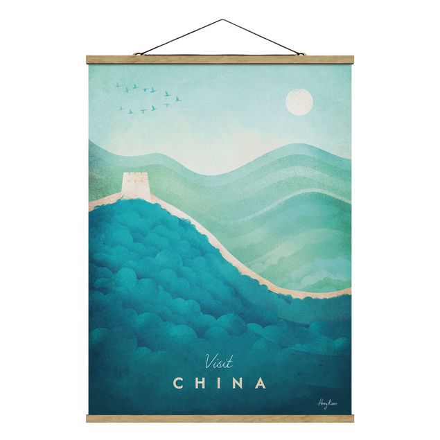 Foto su tessuto da parete con bastone - Poster di viaggio - Cina - Verticale 4:3