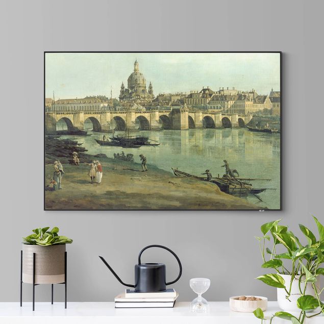 Quadro intercambiabile - Bernardo Bellotto - Vista di Dresda dalla riva destra dell'Elba