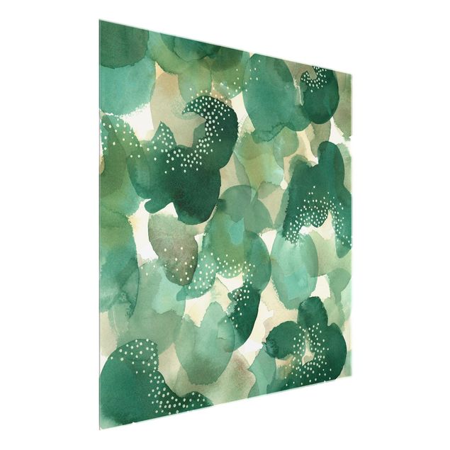 Quadro in vetro - Tappeto di foglie