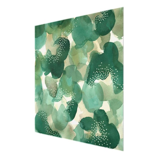 Quadro in vetro - Tappeto di foglie