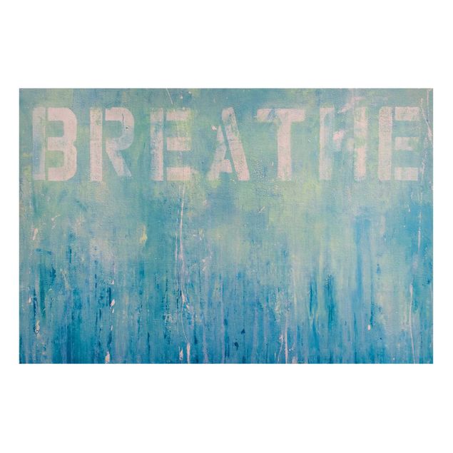 Lavagna magnetica - Breathe Street Art - Orizzontale 3:2