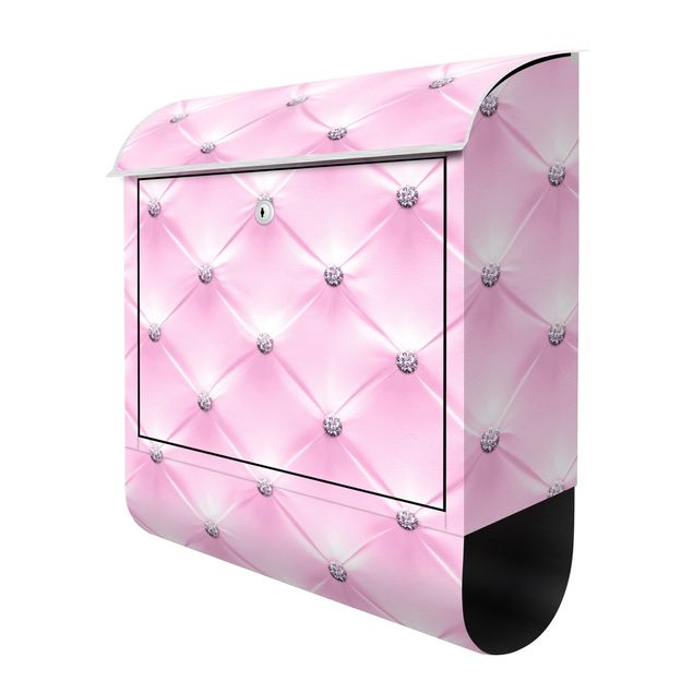 Cassetta postale - Diamond Luxury Pink 39x46x13cm