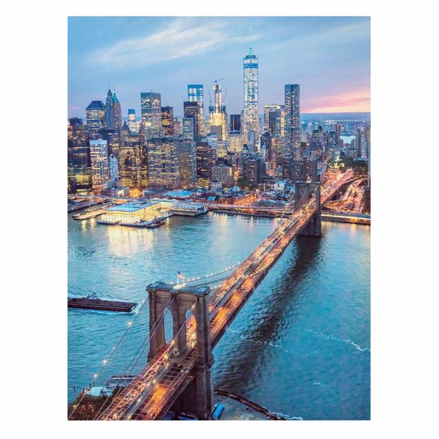 Stampa su tela - Ponte di Brooklyn New York