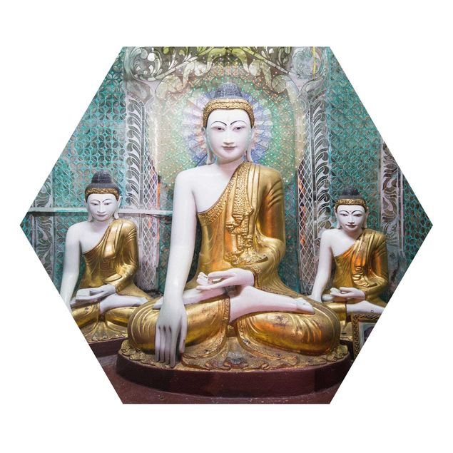 Esagono in forex - Statue di Buddha