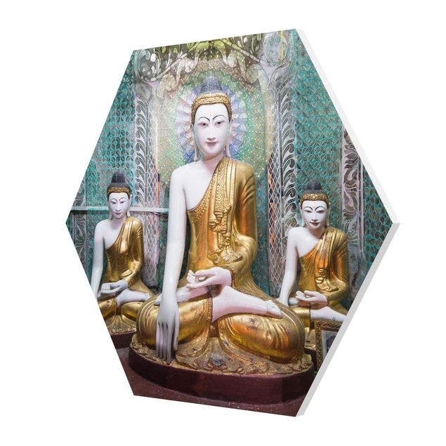 Esagono in forex - Statue di Buddha