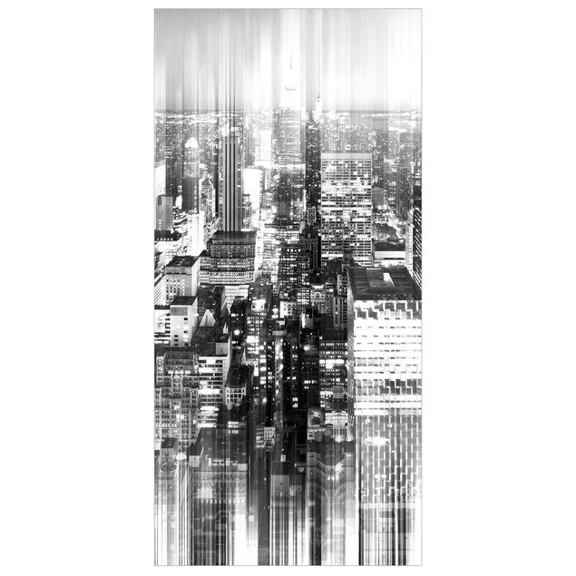 Tenda a pannello - New York black and white urban stretch 250x120cm