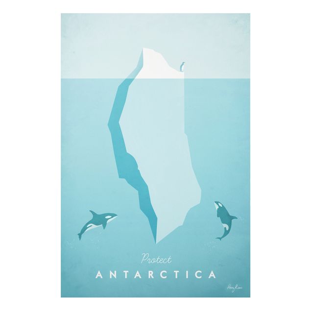 Stampa su Forex - Poster di viaggio - Antartide - Verticale 3:2