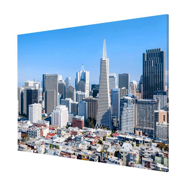 Lavagna magnetica - Skyline di San Francisco