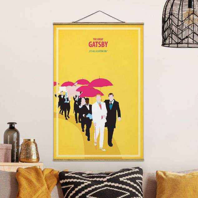 Foto su tessuto da parete con bastone - Poster del film Il Grande Gatsby II - Verticale 3:2