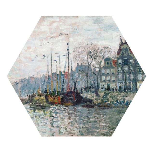 Esagono in Alluminio Dibond - Claude Monet - Kromme Waal Amsterdam