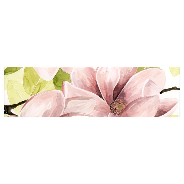 Rivestimento cucina - Magnolia dipinta I