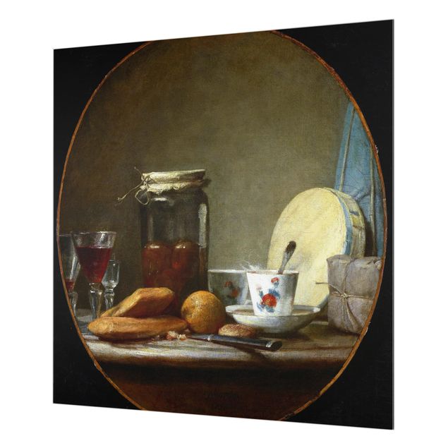 Paraschizzi in vetro - Jean-Baptiste Siméon Chardin - Glass With Apricots