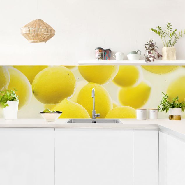 Rivestimenti cucina adesivi Limoni in acqua