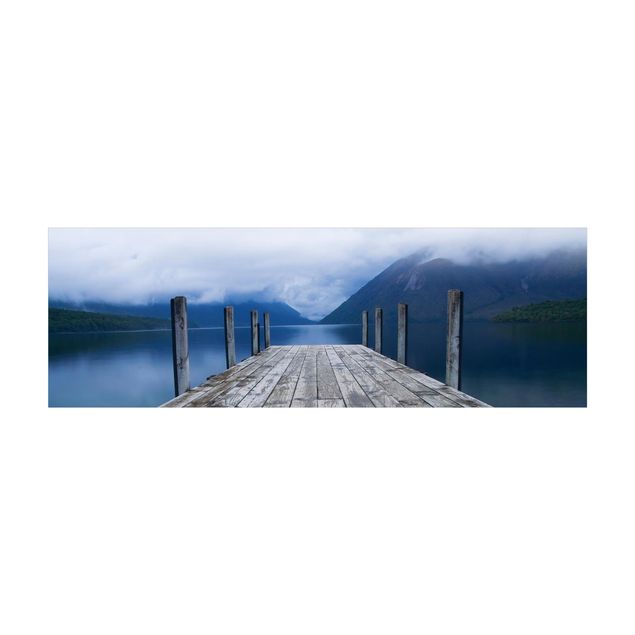 Tappeto blu soggiorno Parco nazionale dei laghi Nelson