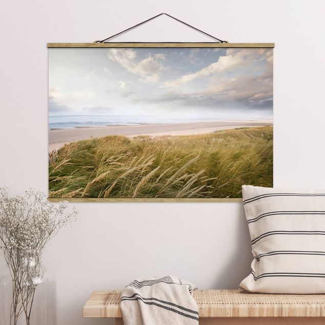 Foto su tessuto da parete con bastone - dune di sogno - Orizzontale 2:3