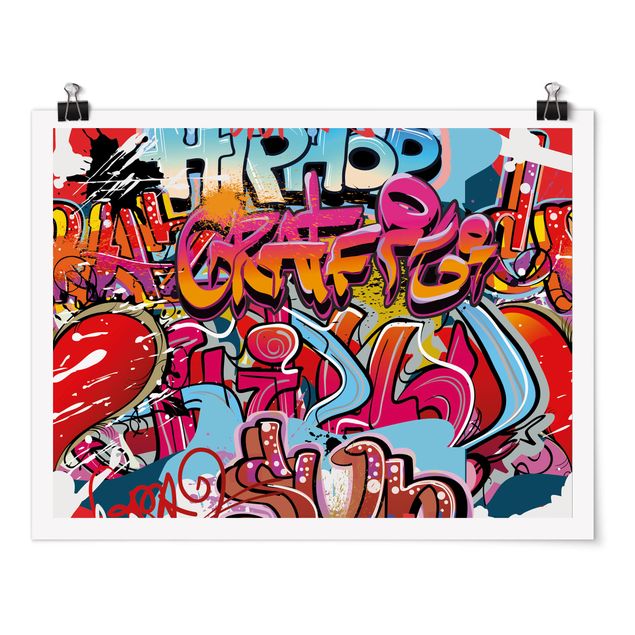 Poster - Hip Hop dei graffiti - Orizzontale 3:4
