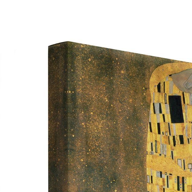 Stampa su tela 2 parti - Gustav Klimt - Kiss And Hope - Quadrato 1:1