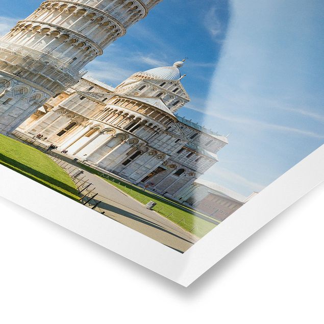 Poster - La torre pendente di Pisa - Quadrato 1:1