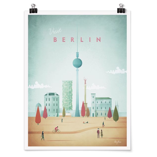 Poster - Poster viaggio - Berlino - Verticale 4:3