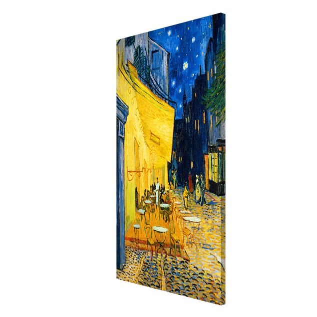 Lavagna magnetica - Vincent Van Gogh - Terrazza del caffe ad Arles - Formato verticale 4:3