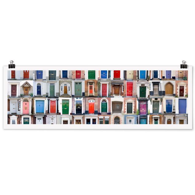 Poster - 100 Doors - Panorama formato orizzontale