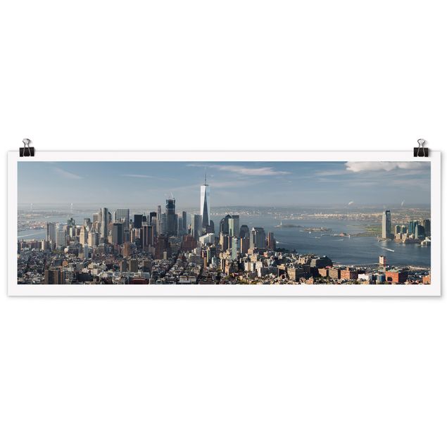 Poster - Vista da Empire State Building - Panorama formato orizzontale