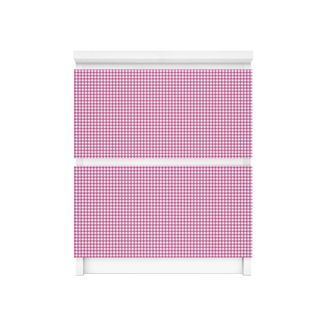 Carta adesiva per mobili IKEA - Malm Cassettiera 2xCassetti - Doll Blanket