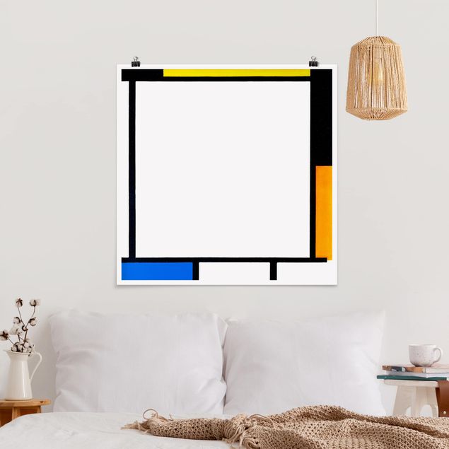 Abstrakte Kunst Piet Mondrian - Composizione II