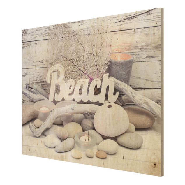 Stampa su legno - Spa Spiaggia Decoration - Orizzontale 3:4
