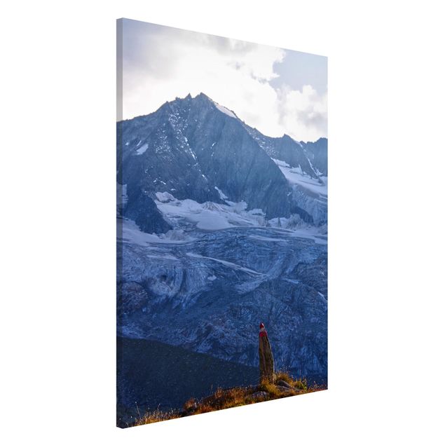 Lavagna magnetica per ufficio Sentiero segnato sulle Alpi