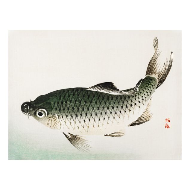 Paraschizzi in vetro - Asian Vintage Drawing Carp