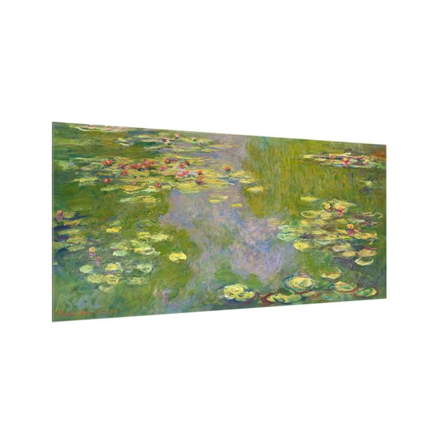 Paraschizzi in vetro - Claude Monet - Green Water Lilies