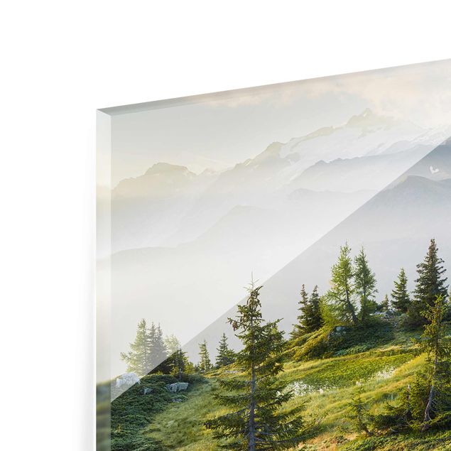 Quadro in vetro - Emosson Wallis Switzerland - Panoramico