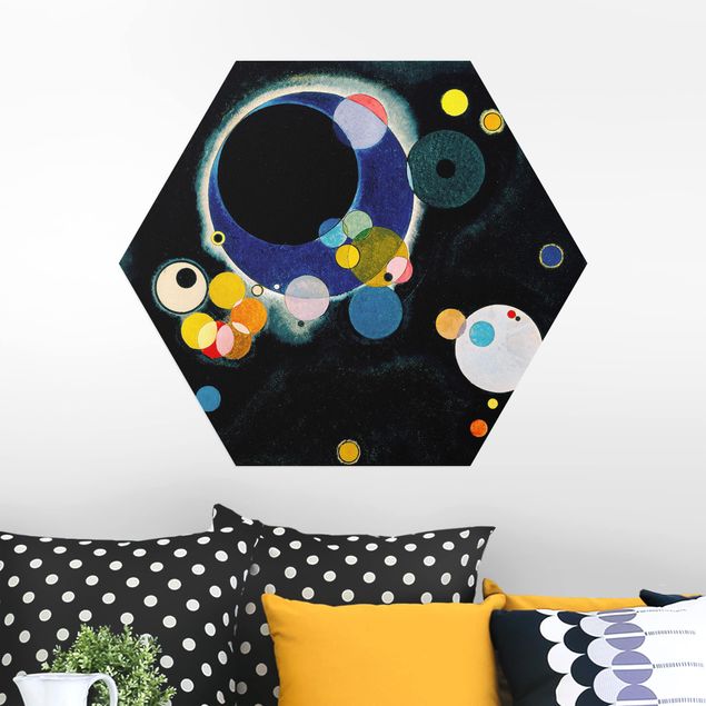 quadro astratto Wassily Kandinsky - Schizzo di cerchi