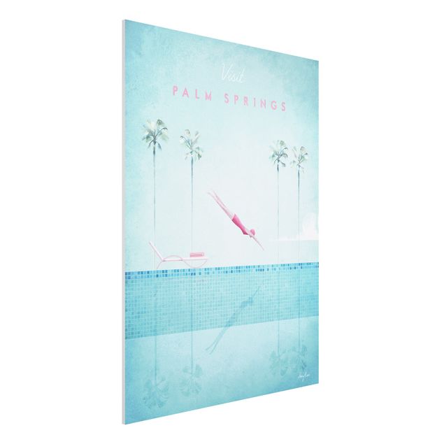 Stampa su Forex - Poster Travel - Palm Springs - Verticale 4:3