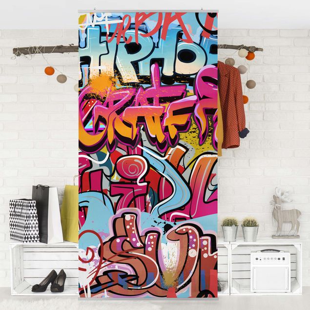 Tenda a pannello HipHop Graffiti 250x120cm