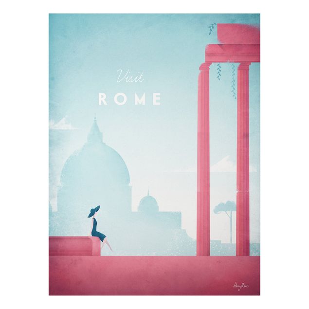 Stampa su alluminio - Poster Travel - Rome - Verticale 4:3