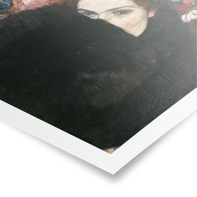 Poster - Gustav Klimt - Lady Con Muff - Quadrato 1:1