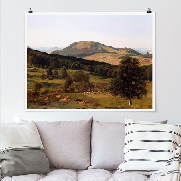 Albert Bierstadt quadri Albert Bierstadt - Collina e valle