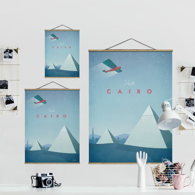 Foto su tessuto da parete con bastone - Poster viaggio - Il Cairo - Verticale 4:3