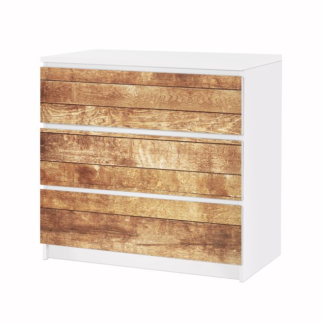 Carta adesiva per mobili IKEA - Malm Cassettiera 3xCassetti - Nordic Wood Wall