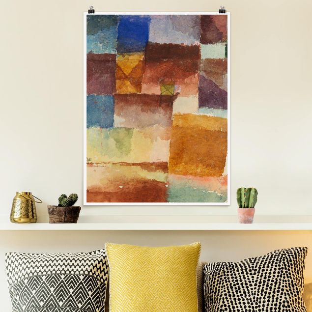 quadro astratto moderno Paul Klee - Nella terra desolata