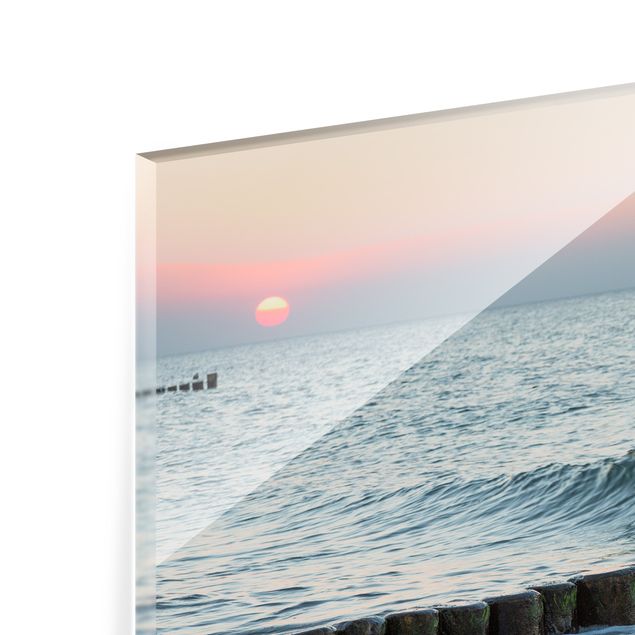 Paraschizzi in vetro - Sunset At Sea