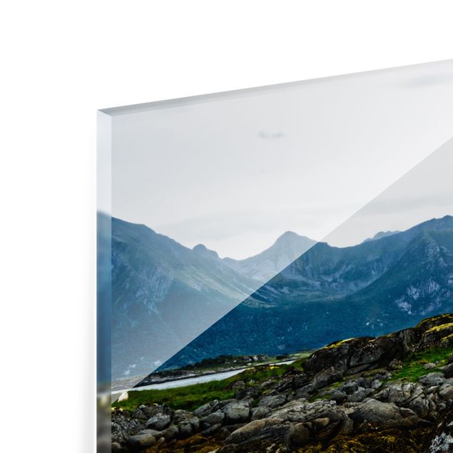 Paraschizzi in vetro - Baita desolata in Norvegia - Formato orizzontale 2:1