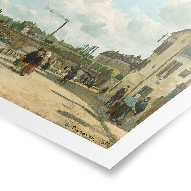 Poster - Camille Pissarro - Vista Di Pontoise - Orizzontale 2:3